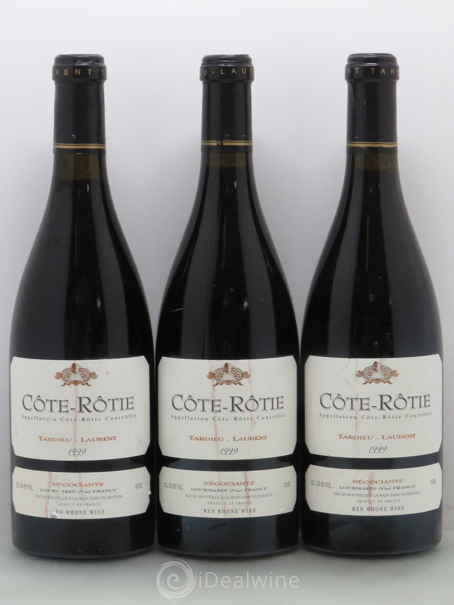 Côte-Rôtie Maison Tardieu-Laurent 1999 - Lot de 3 bouteilles - 0