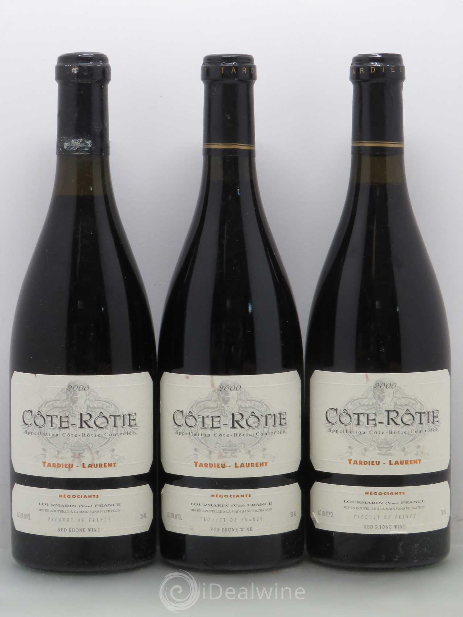 Côte-Rôtie Maison Tardieu-Laurent 2000 - Lot de 3 bouteilles - 0