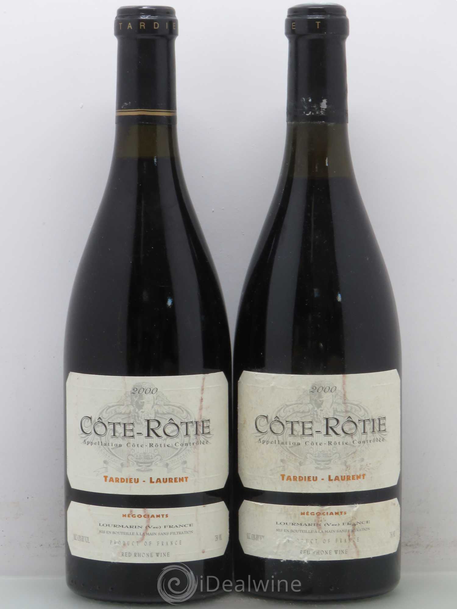Côte-Rôtie Maison Tardieu-Laurent 2000 - Lot de 2 bouteilles - 0