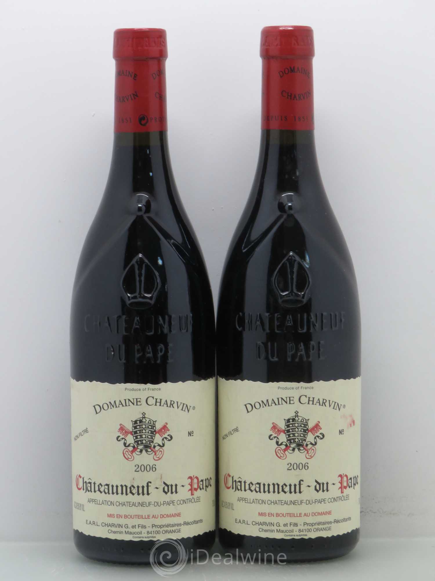 Châteauneuf-du-Pape Charvin (Domaine) 2006 - Lot de 2 bouteilles - 0