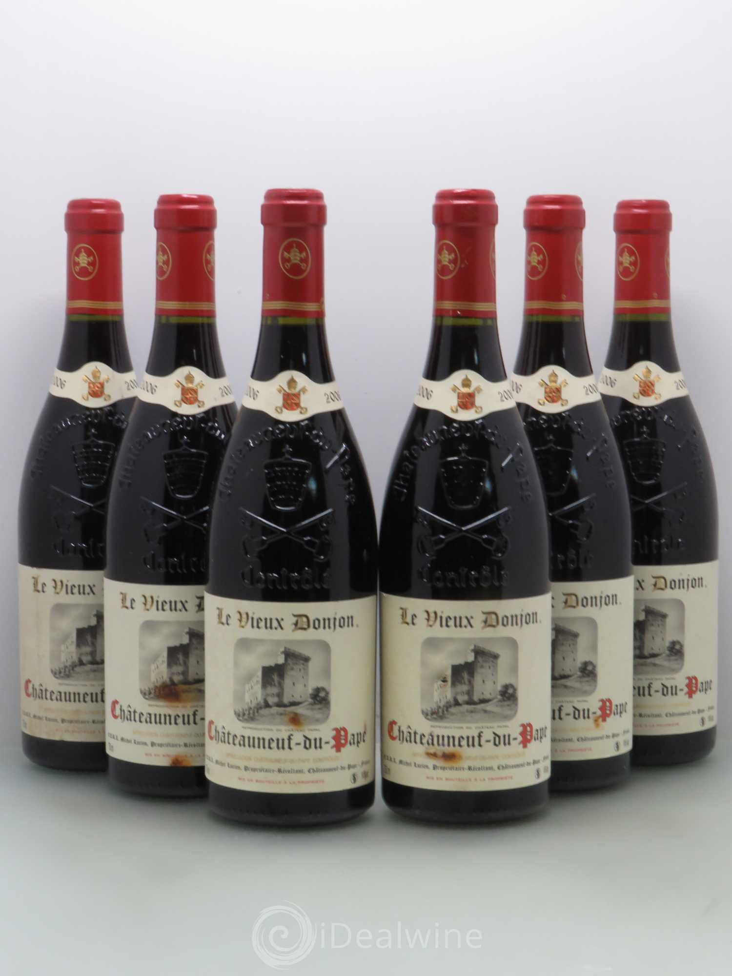 Châteauneuf-du-Pape Le Vieux Donjon Michel Lucien 2006 - Lot de 6 bouteilles - 0