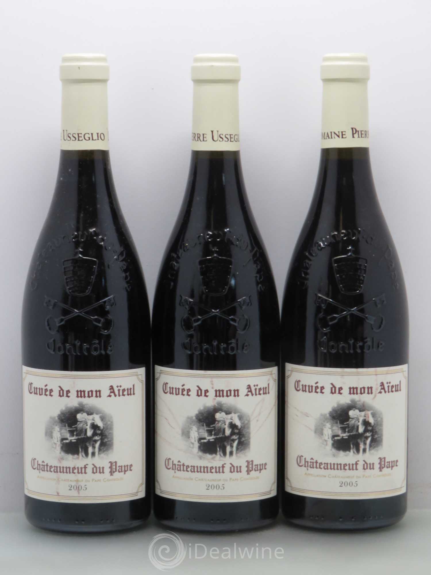 Châteauneuf-du-Pape Cuvée de mon Aïeul Pierre Usseglio & Fils 2005 - Lot de 6 bouteilles - 1