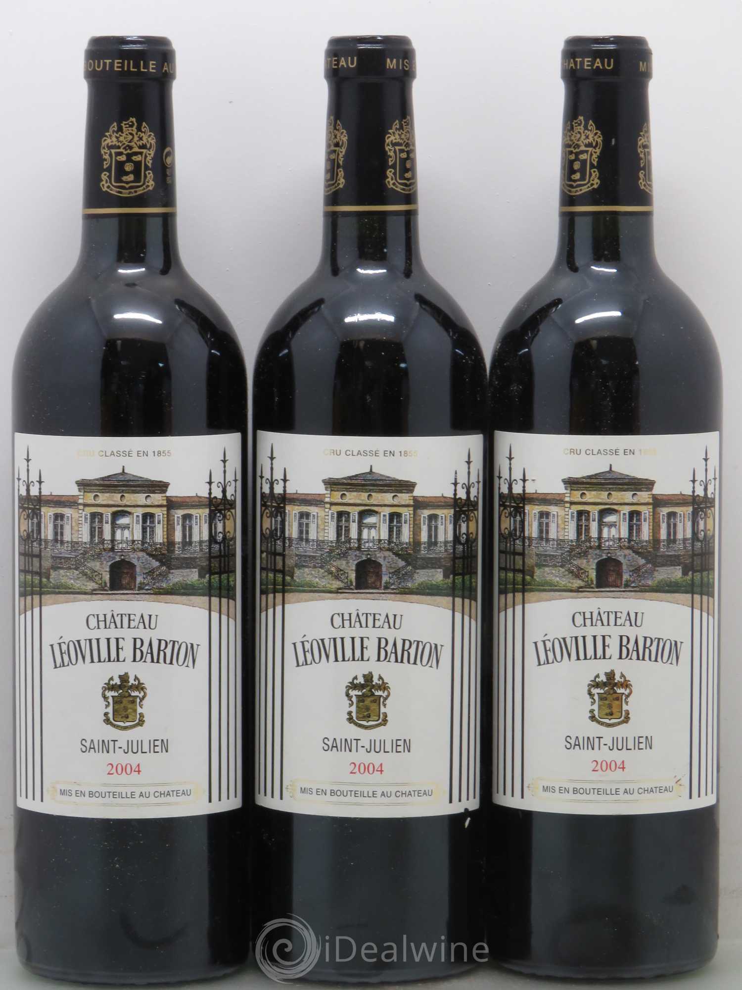 Château Léoville Barton 2ème Grand Cru Classé 2004 - Lot de 6 bouteilles - 1