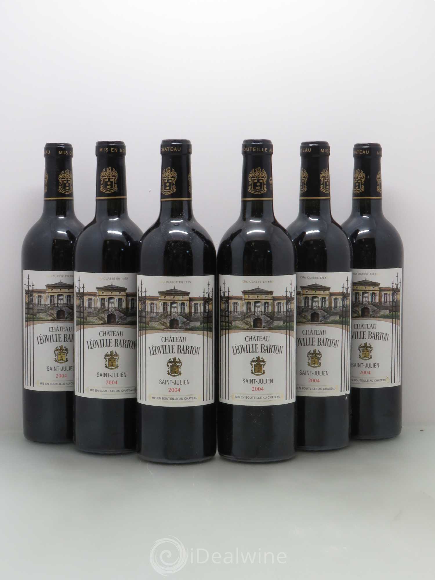 Château Léoville Barton 2ème Grand Cru Classé 2004 - Lot de 6 bouteilles - 0