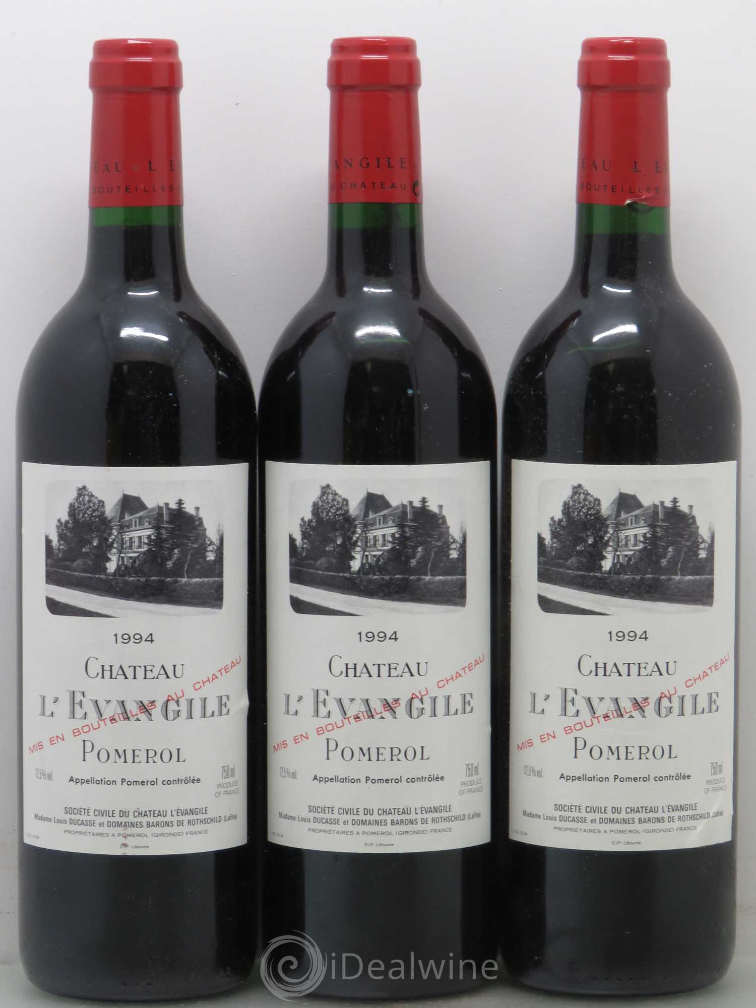 Château l' Évangile 1994 - Lot de 6 bouteilles - 1