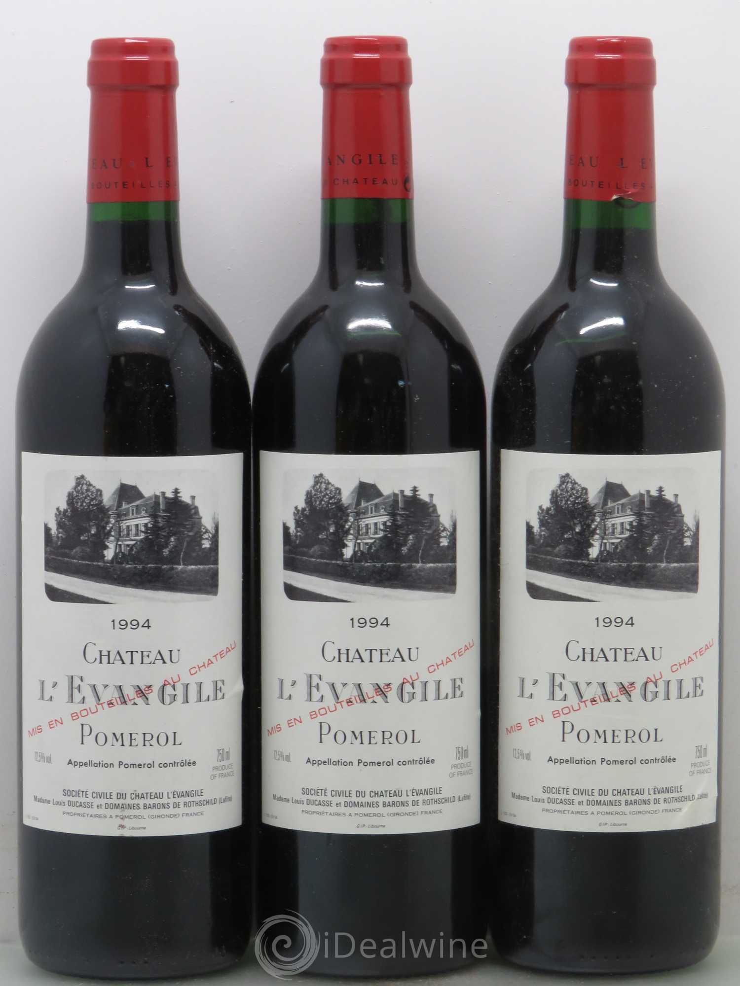 Château l' Évangile 1994 - Lot de 6 bouteilles - 2