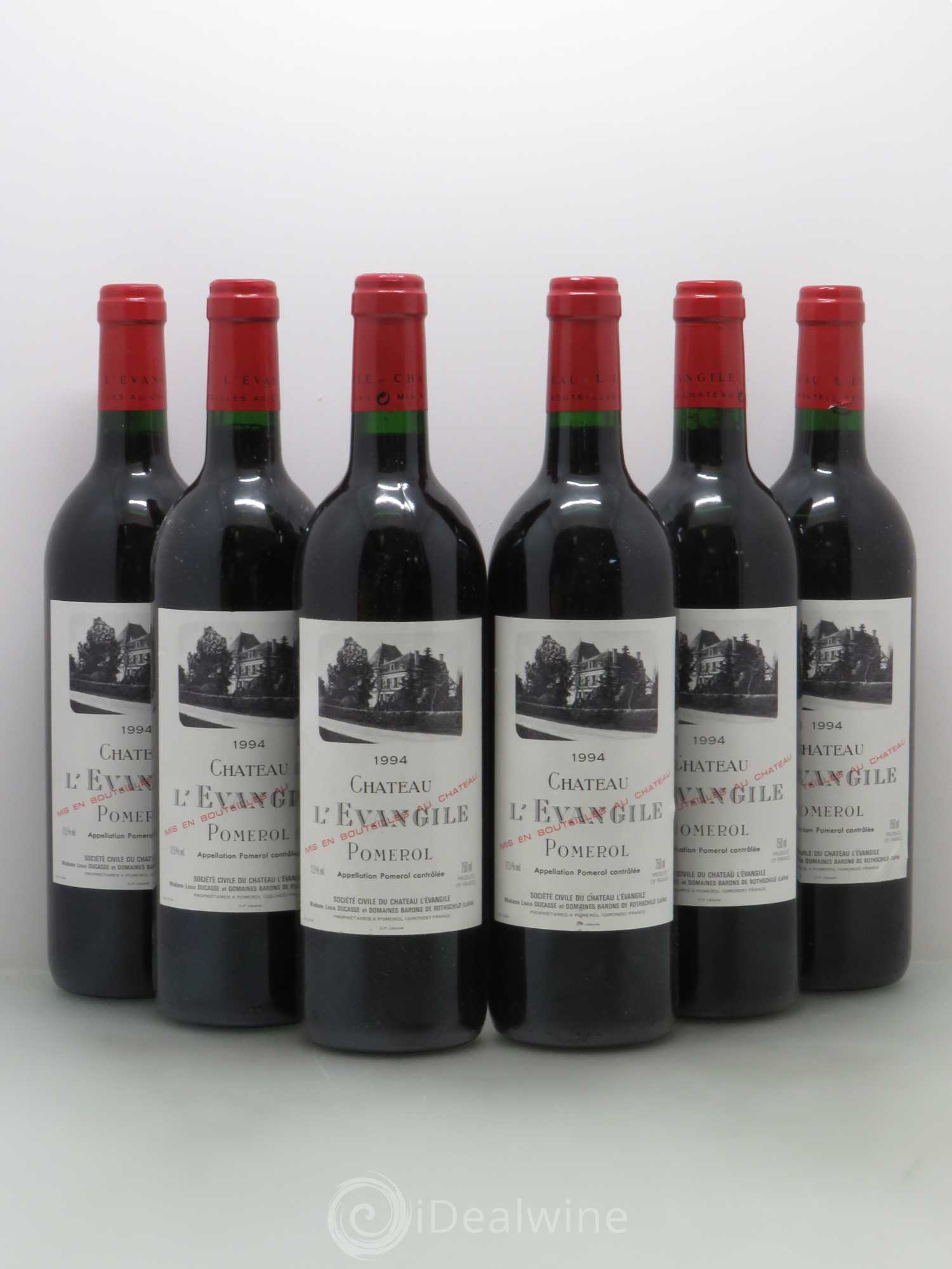 Château l' Évangile 1994 - Lot de 6 bouteilles - 0