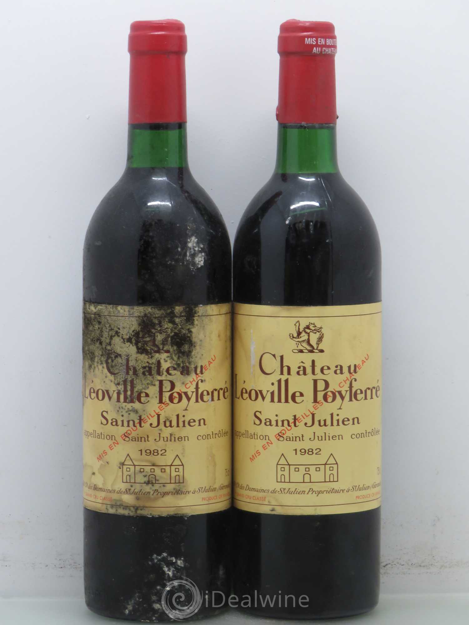 Château Léoville Poyferré 2ème Grand Cru Classé 1982 - Lot de 5 bouteilles - 2