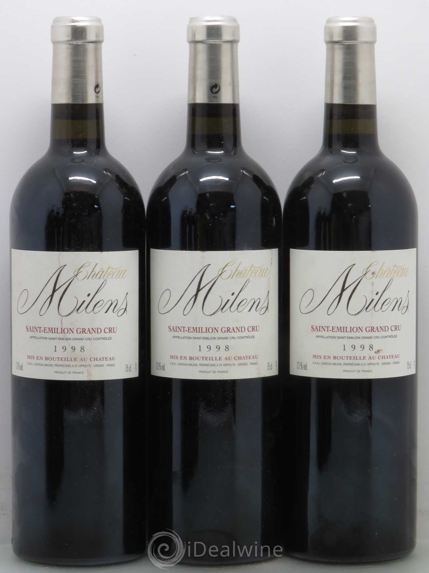 Château Milens 1998 - Lot de 6 bouteilles - 1