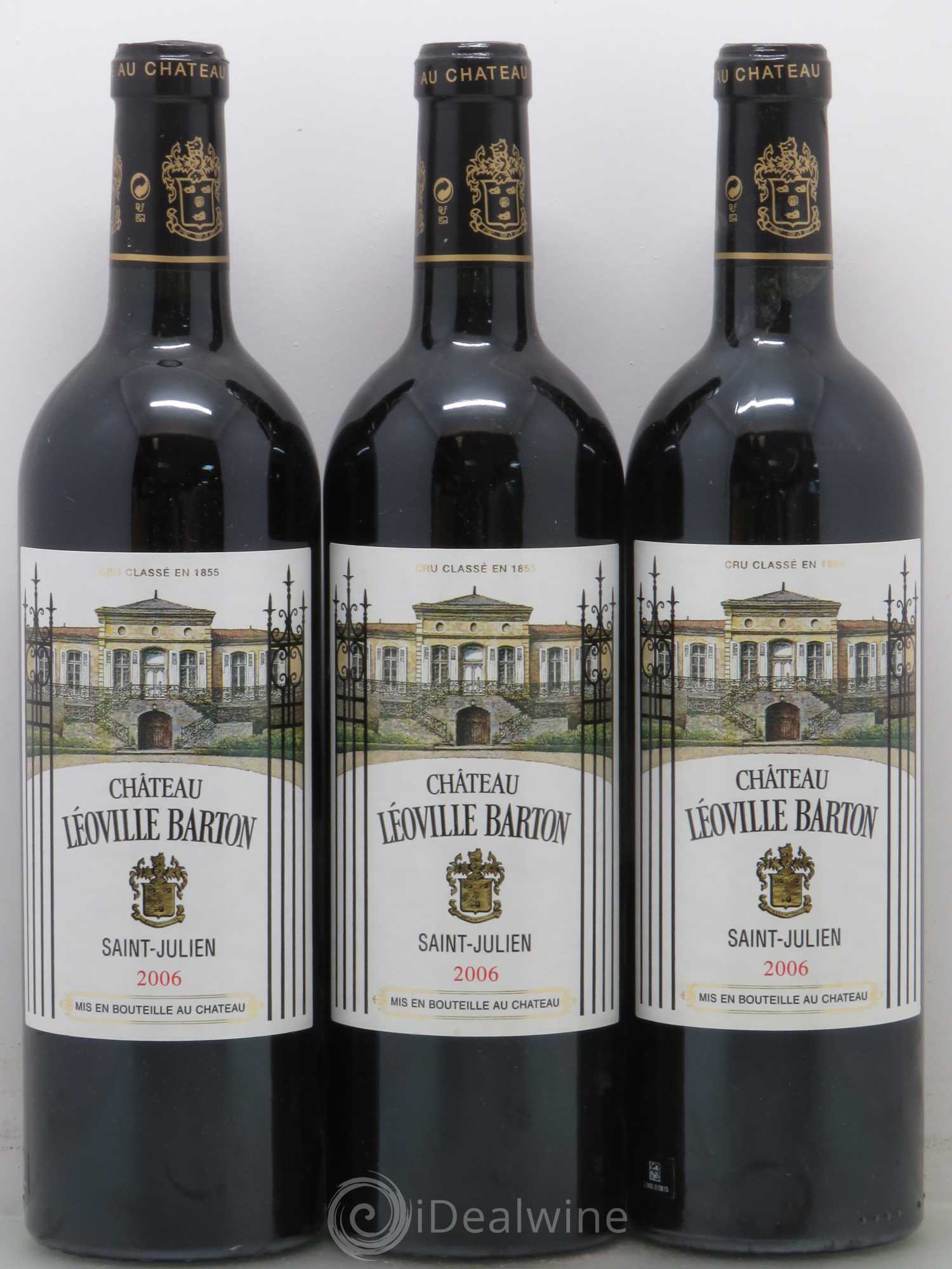 Château Léoville Barton 2ème Grand Cru Classé 2006 - Lot de 6 bouteilles - 1