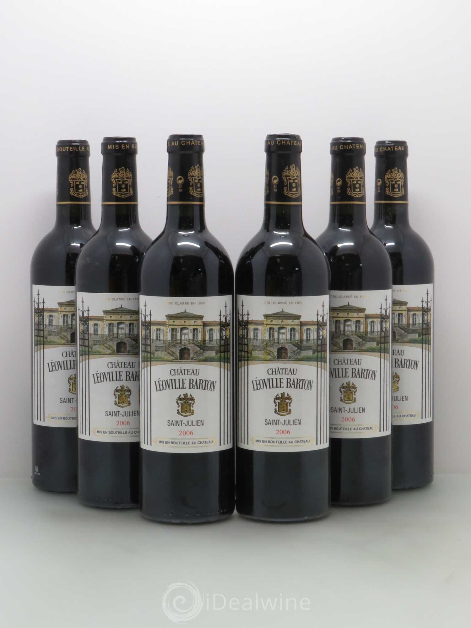 Château Léoville Barton 2ème Grand Cru Classé 2006 - Lot de 6 bouteilles - 0