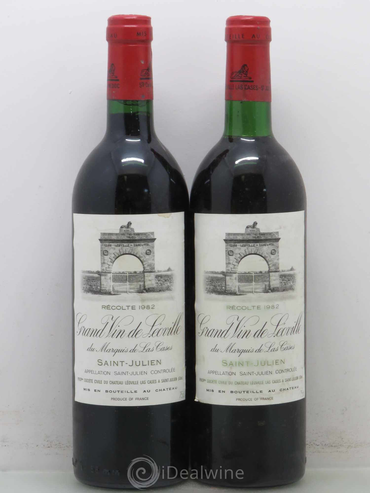 Château Léoville Las Cases 2ème Grand Cru Classé 1982 - Lot de 2 bouteilles - 0