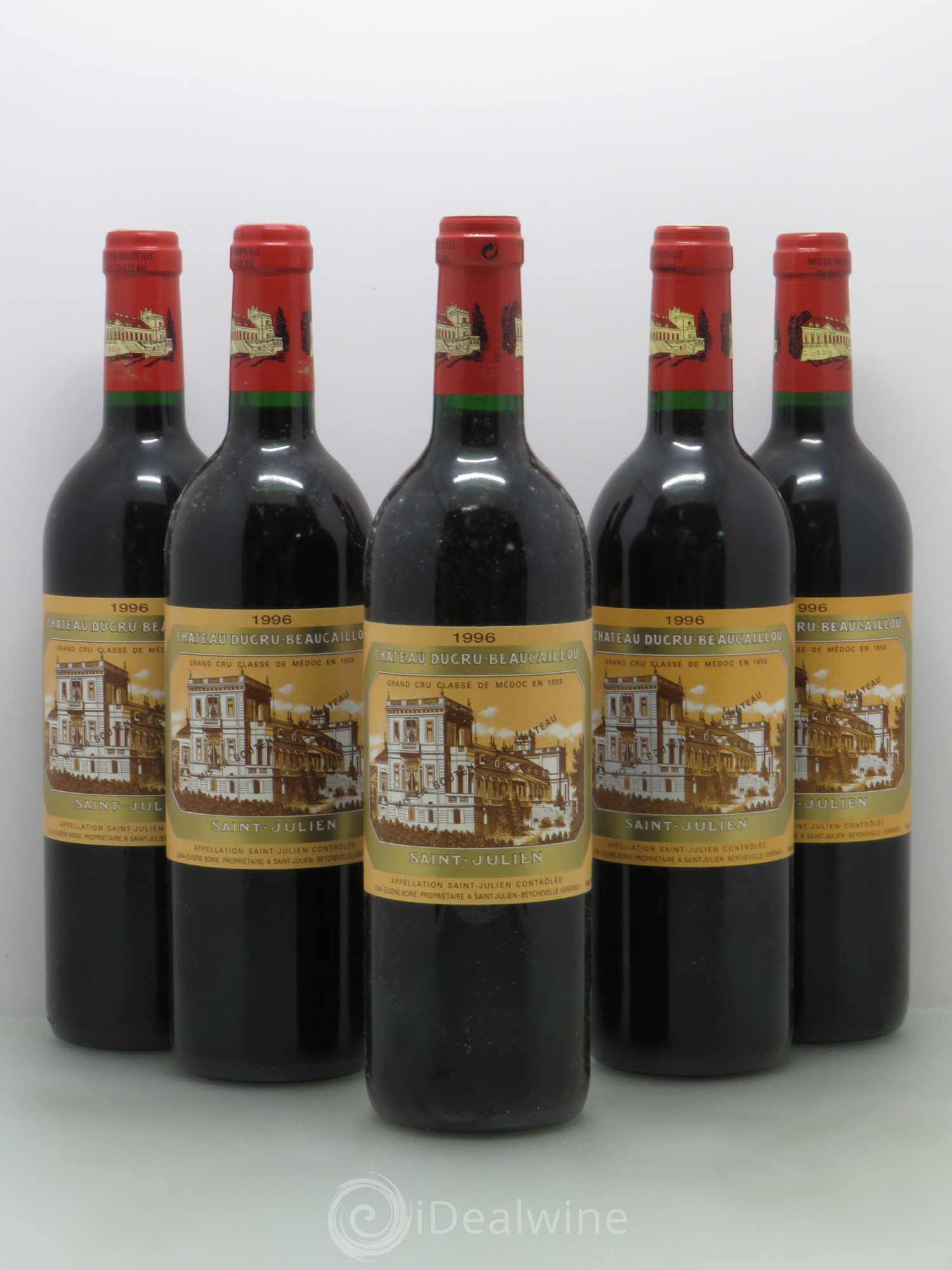 Château Ducru Beaucaillou 2ème Grand Cru Classé 1996 - Lot de 5 bouteilles - 0