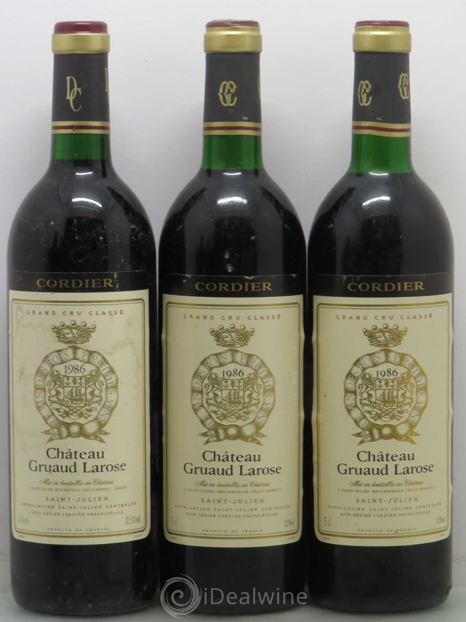 Château Gruaud Larose 2ème Grand Cru Classé 1986 - Lot de 6 bouteilles - 1