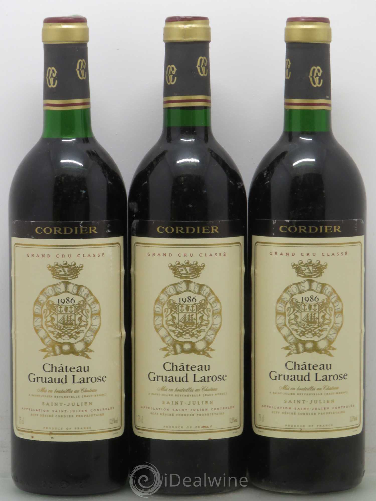 Château Gruaud Larose 2ème Grand Cru Classé 1986 - Lot de 6 bouteilles - 2