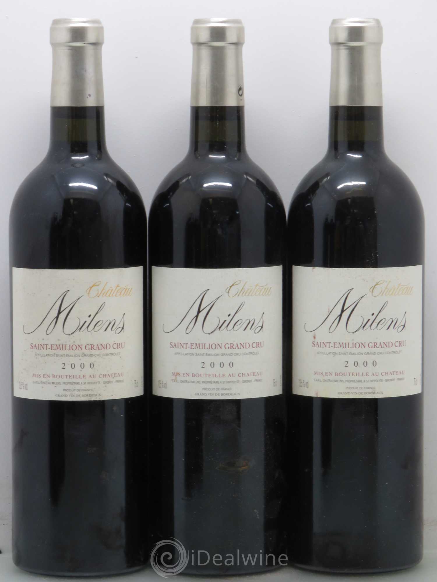 Château Milens 2000 - Lot de 5 bouteilles - 1