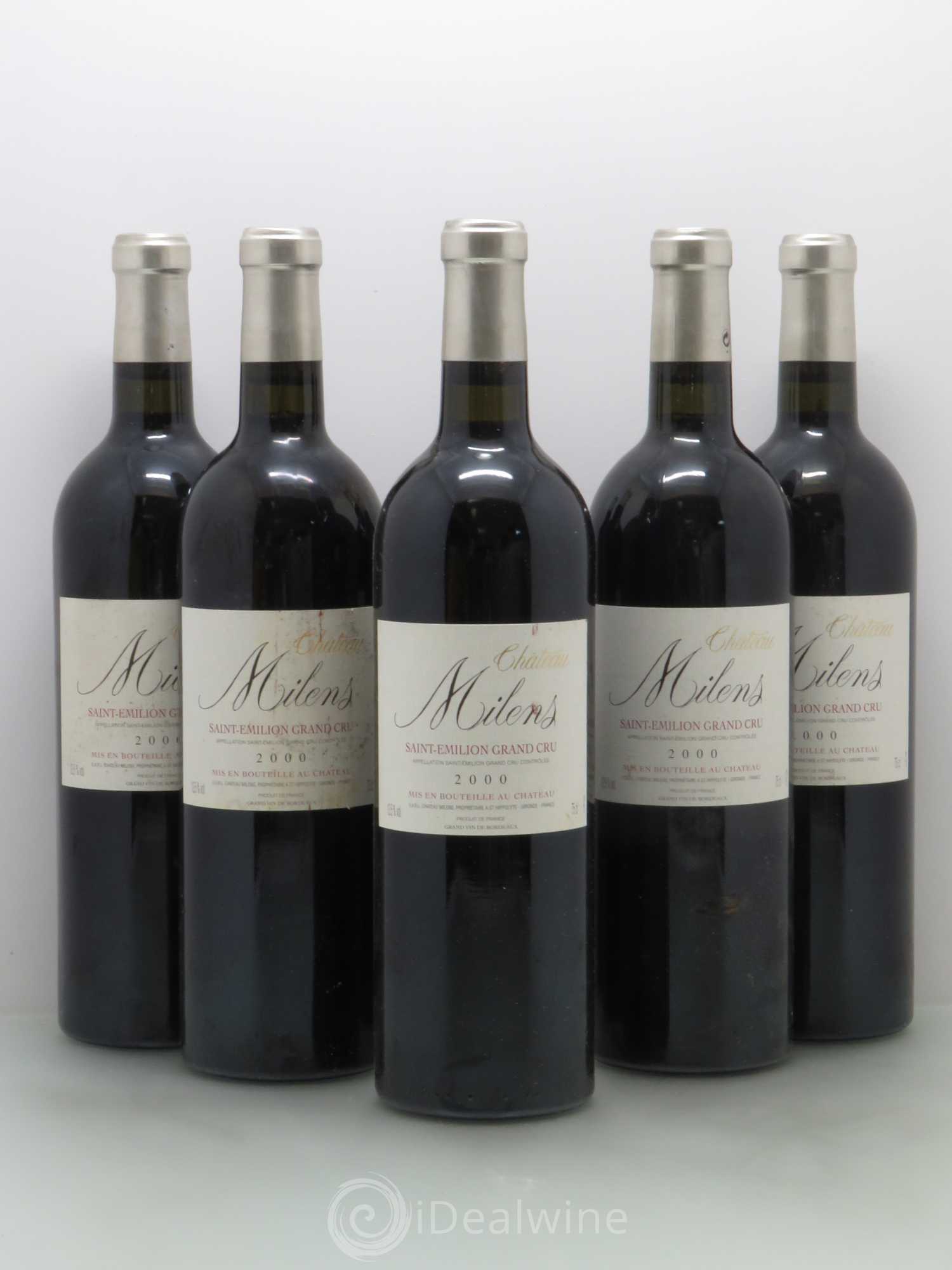 Château Milens 2000 - Lot de 5 bouteilles - 0