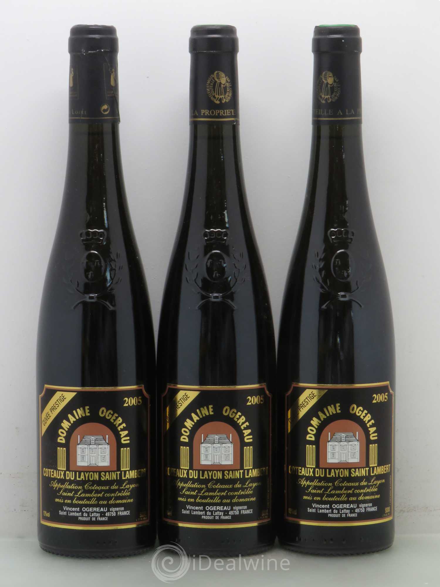 Coteaux du Layon 2005 - Posten von 3 Demi-Flaschen - 0