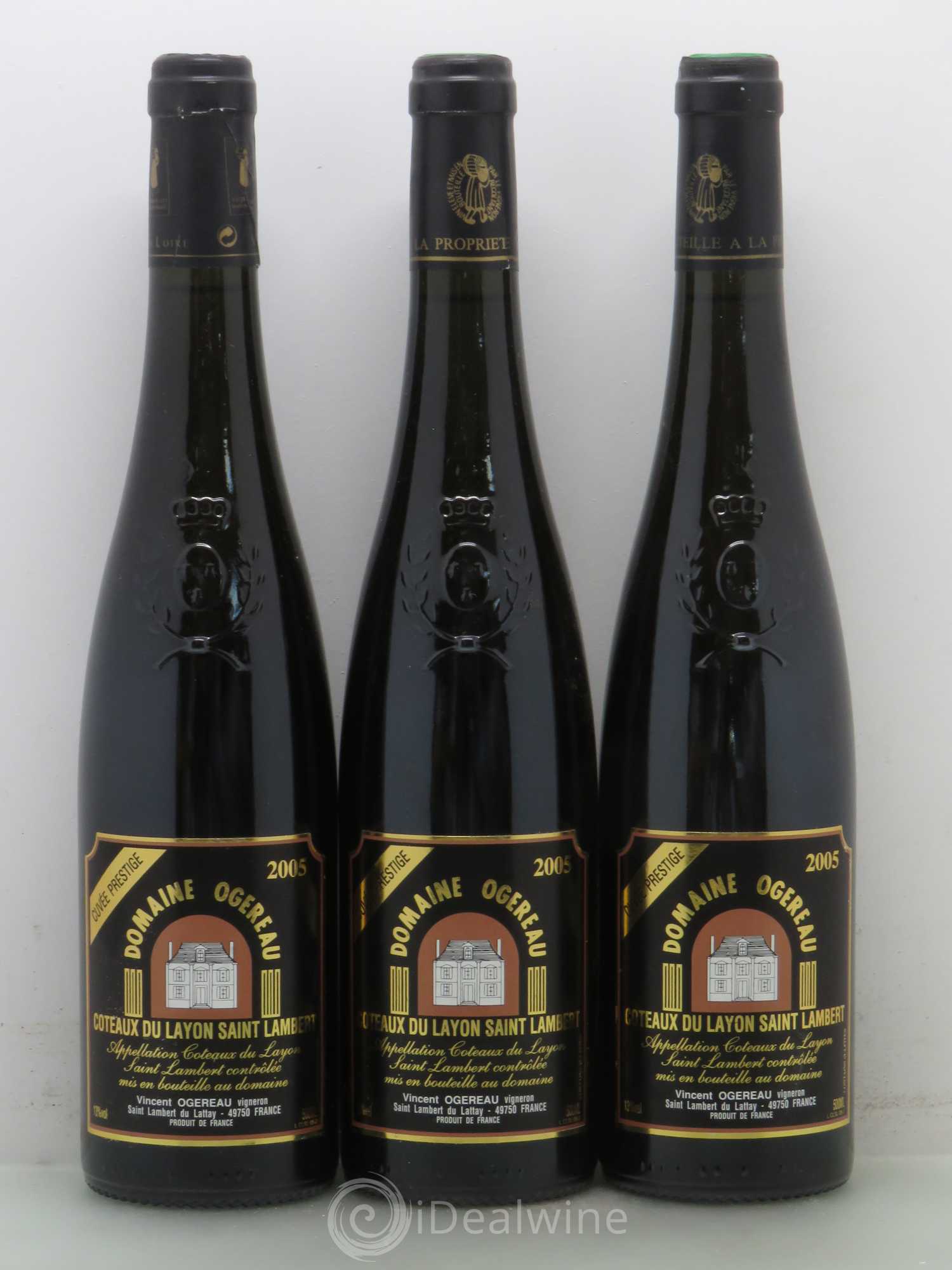 Coteaux du Layon 2005 - Posten von 3 Demi-Flaschen - 0