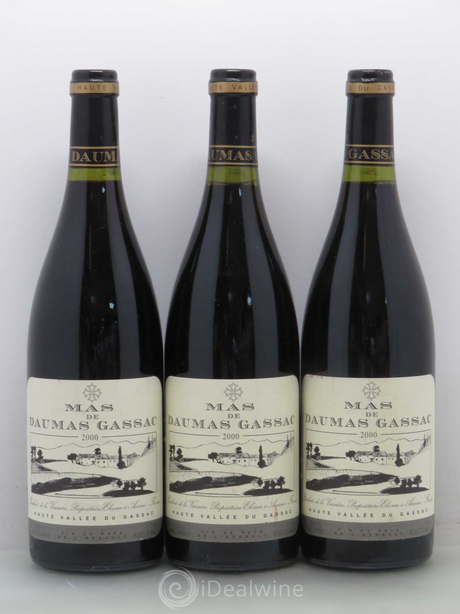 Saint-Guilhem-le-Désert - Cité d'Aniane Mas Daumas Gassac Famille Guibert de La Vaissière 2000 - Lot de 6 bouteilles - 2