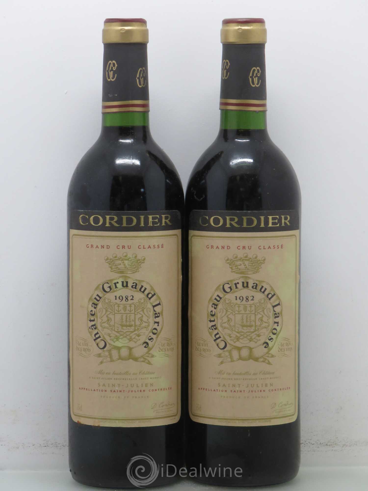 Château Gruaud Larose 2ème Grand Cru Classé 1982 - Lot de 2 bouteilles - 0
