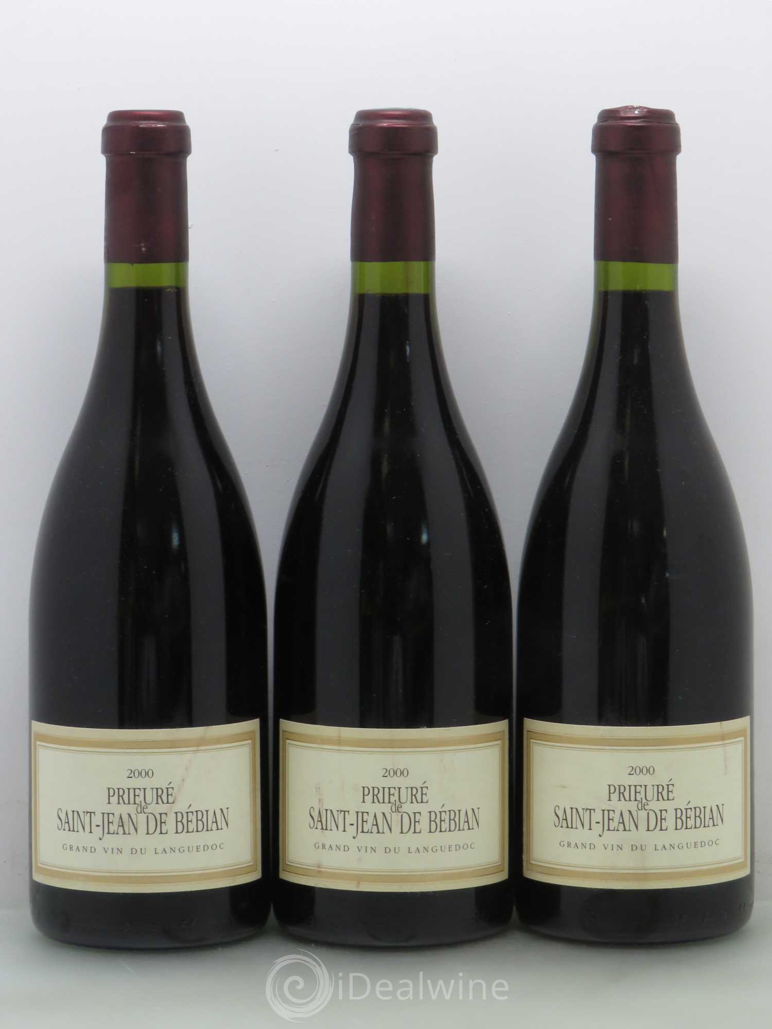 Languedoc Prieuré St-Jean de Bébian 2000 - Lot de 3 bouteilles - 0