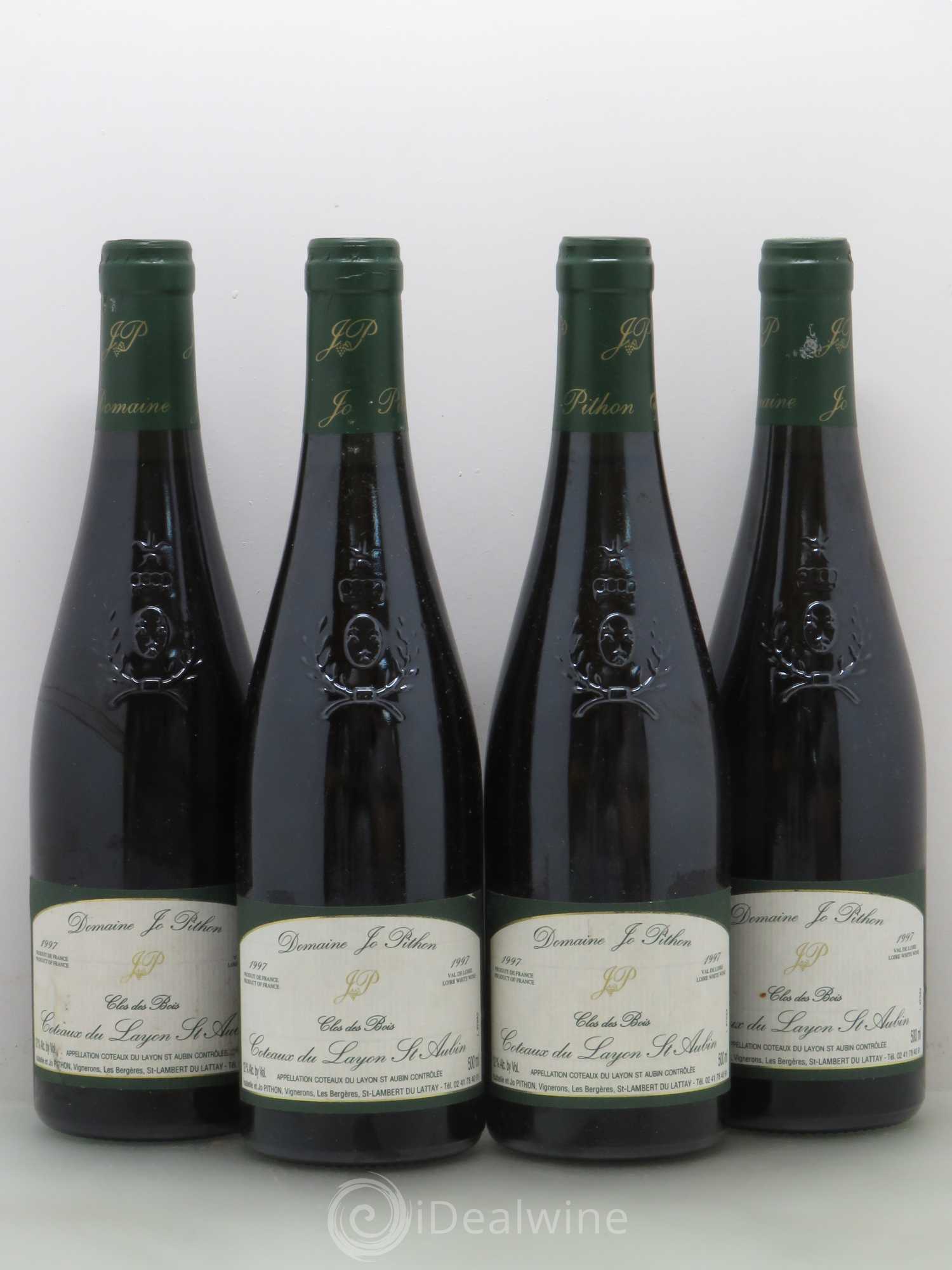Coteaux du Layon 1997 - Posten von 4 Demi-Flaschen - 0
