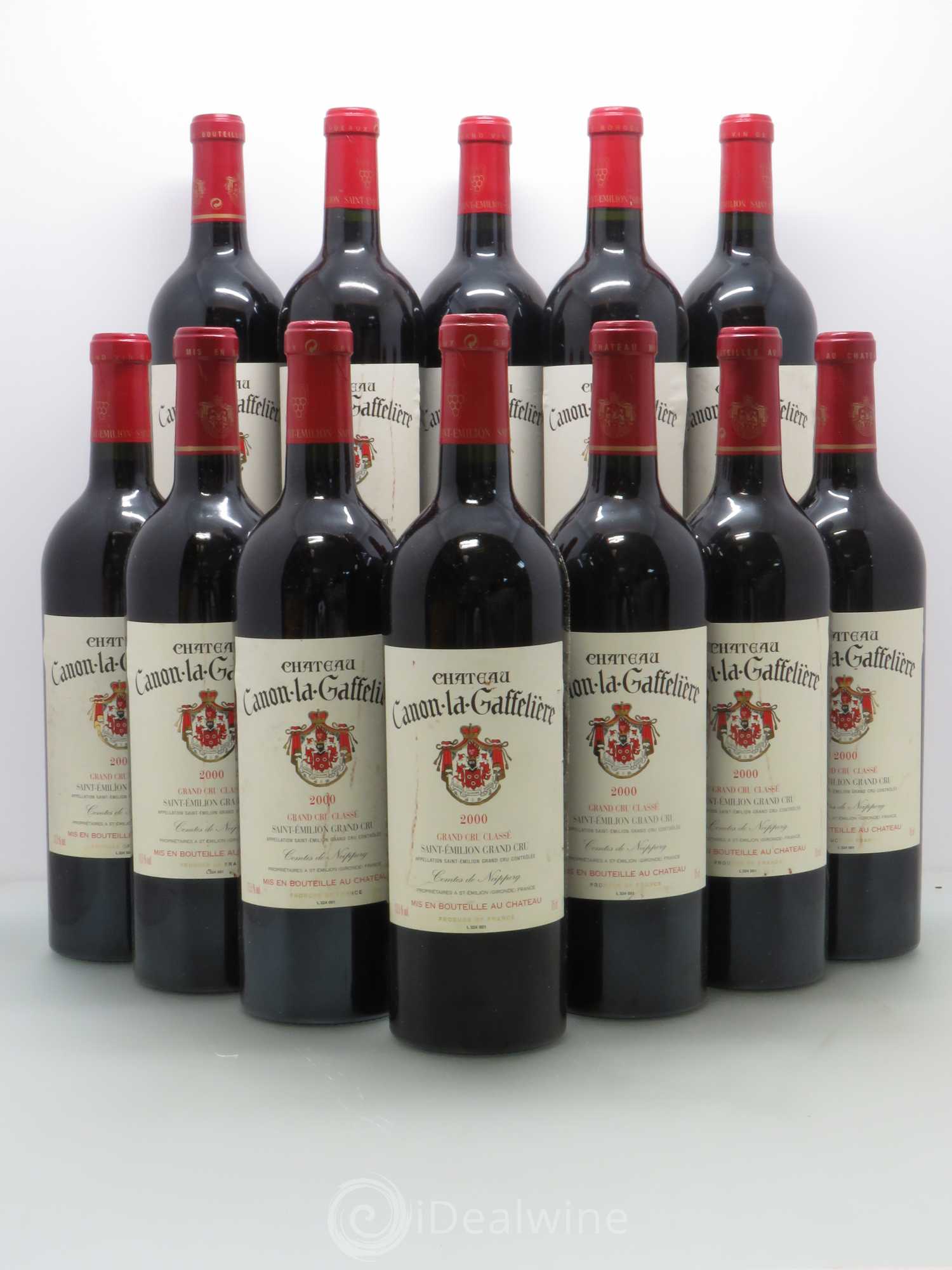 Château Canon la Gaffelière 1er Grand Cru Classé B 2000 - Lot de 12 bouteilles - 0