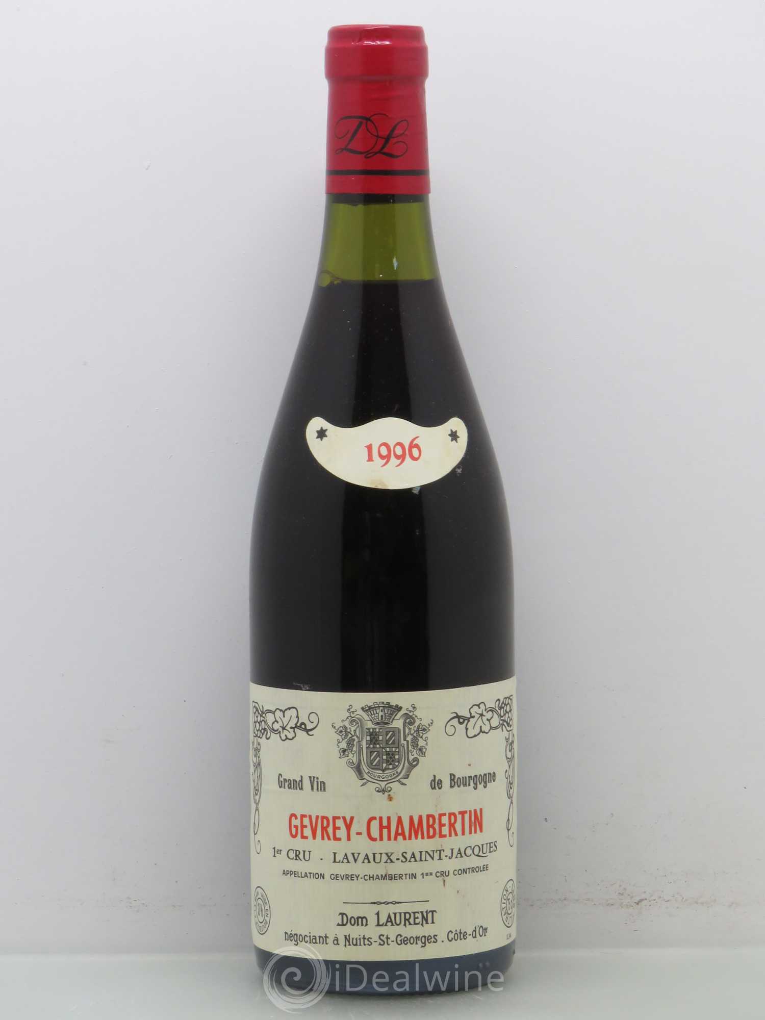 Gevrey-Chambertin 1er Cru Lavaux Saint Jacques Vieilles Vignes Dominique Laurent 1996 - Lot de 1 bouteille - 0