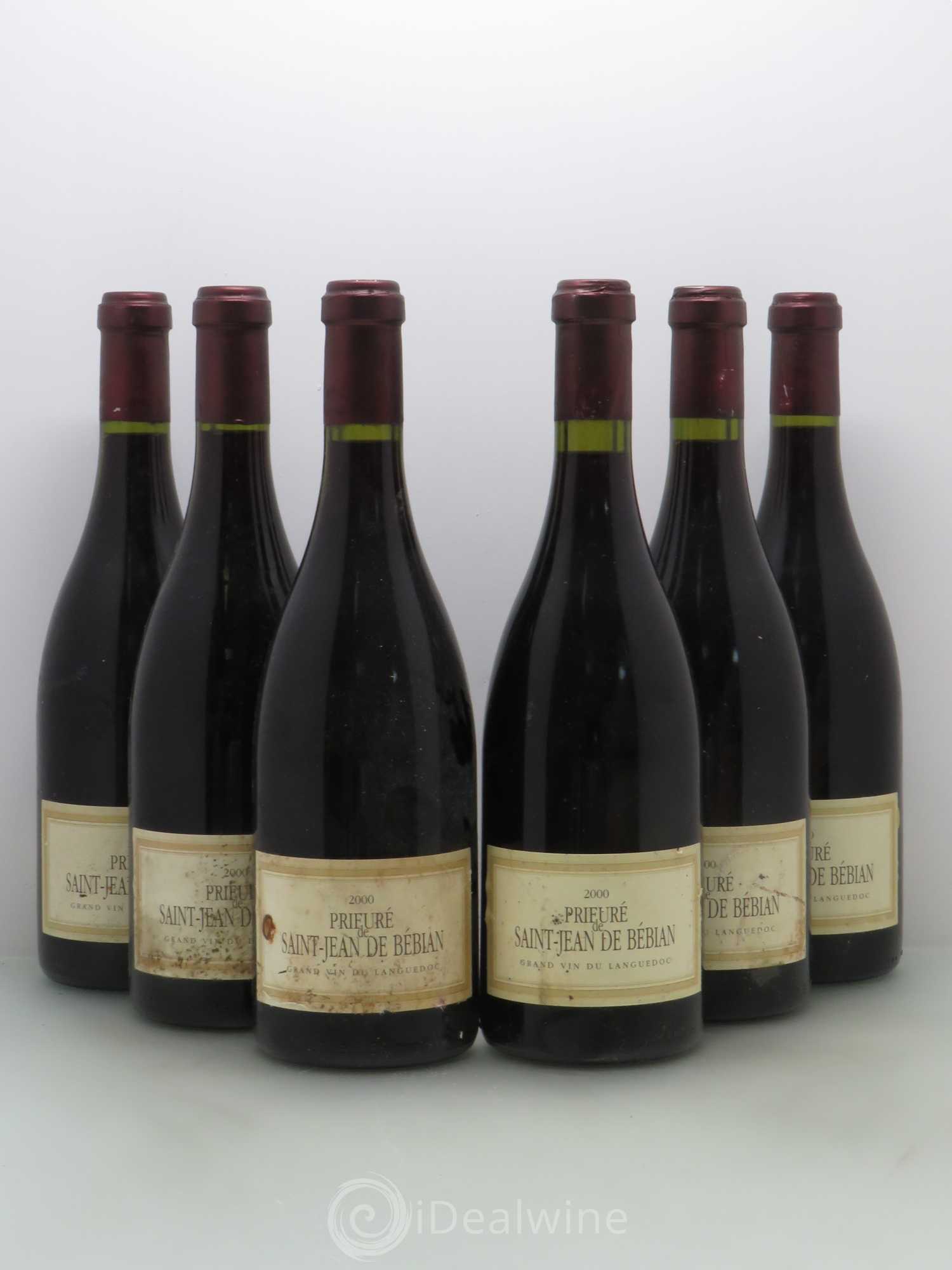 Languedoc Prieuré St-Jean de Bébian 2000 - Lot de 6 bouteilles - 0