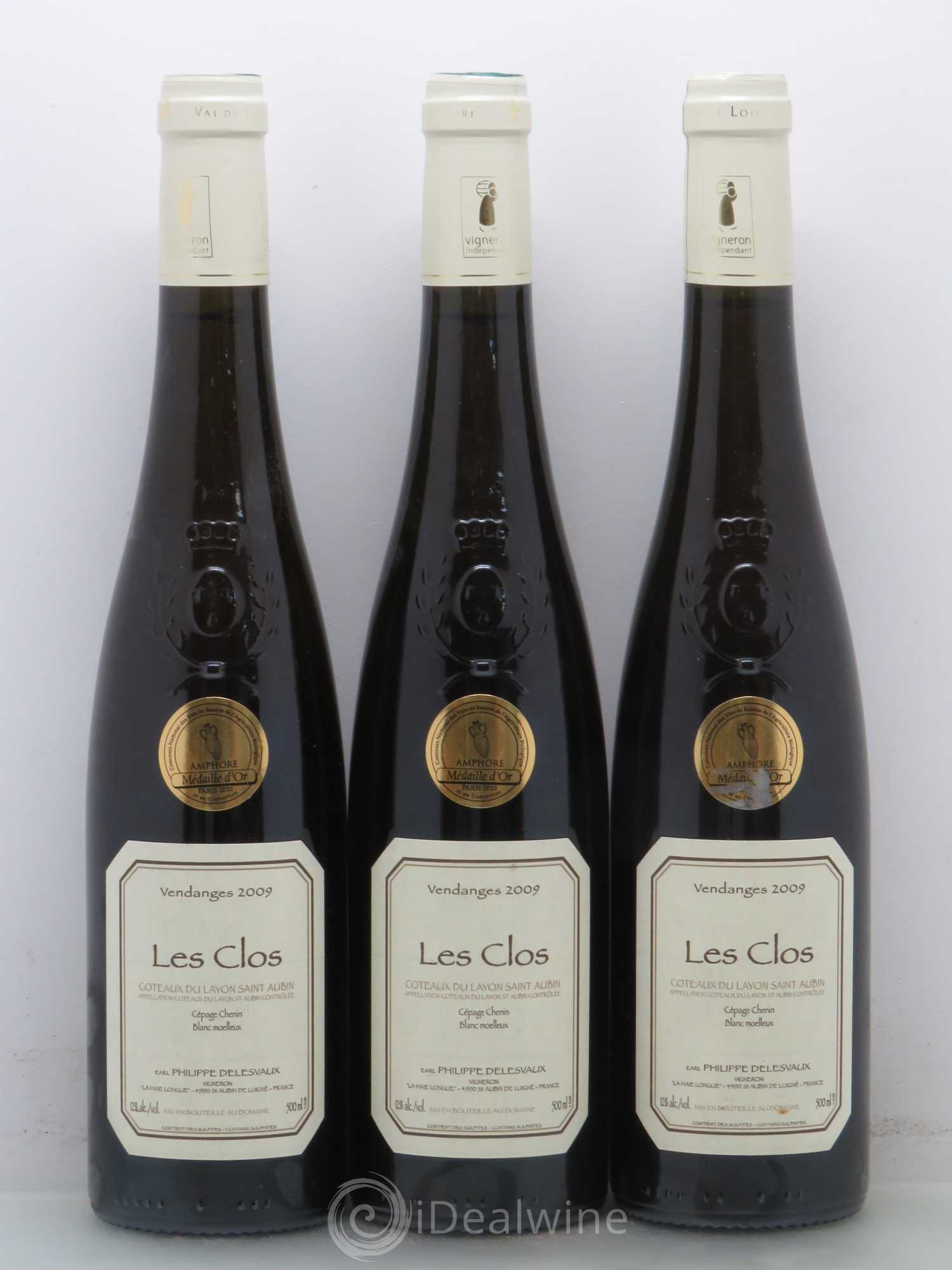 Coteaux du Layon 2009 - Posten von 3 Demi-Flaschen - 0
