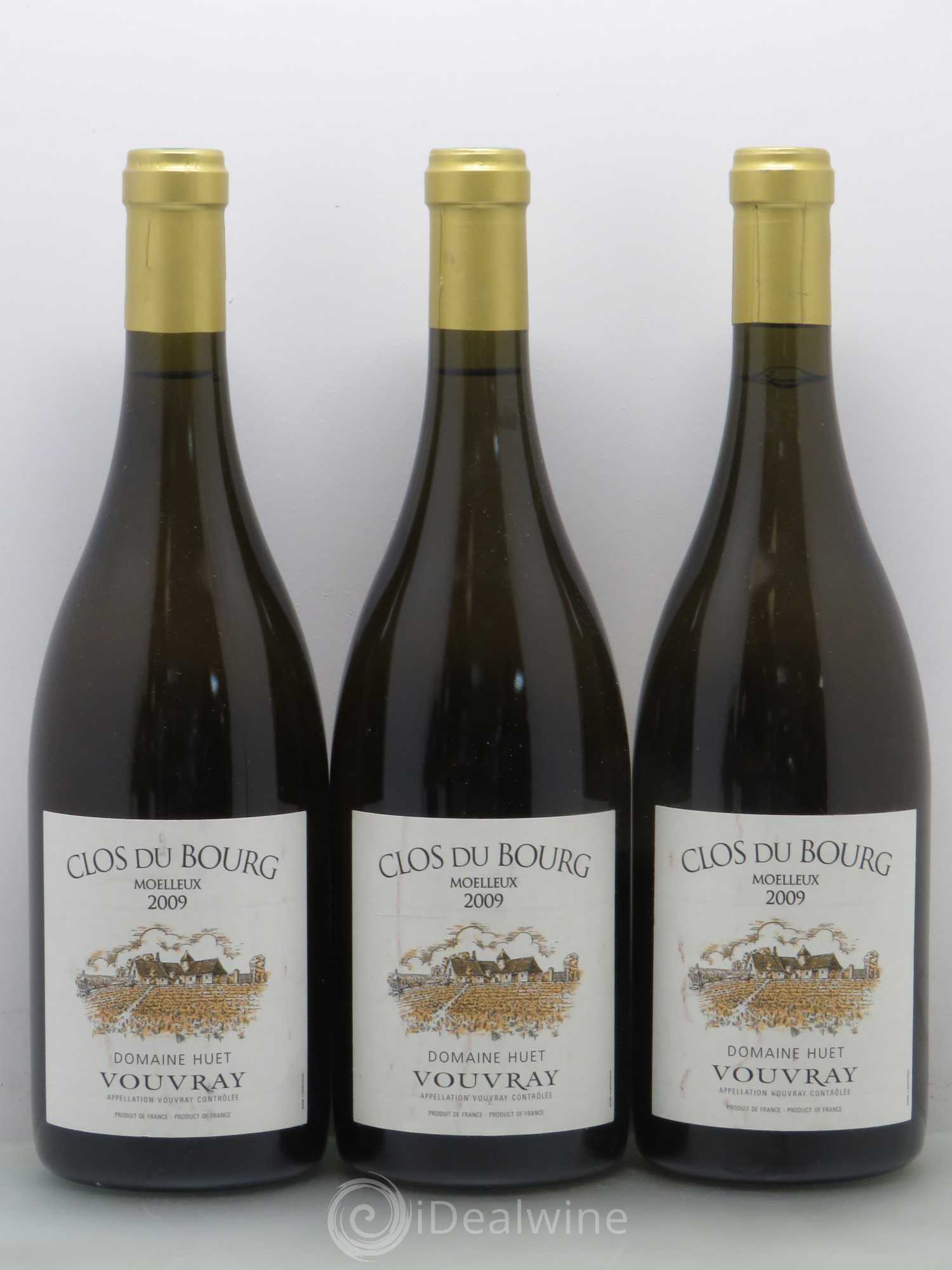Vouvray Clos du Bourg Moelleux Domaine Huet 2009 - Lotto di 6 bottiglie - 2