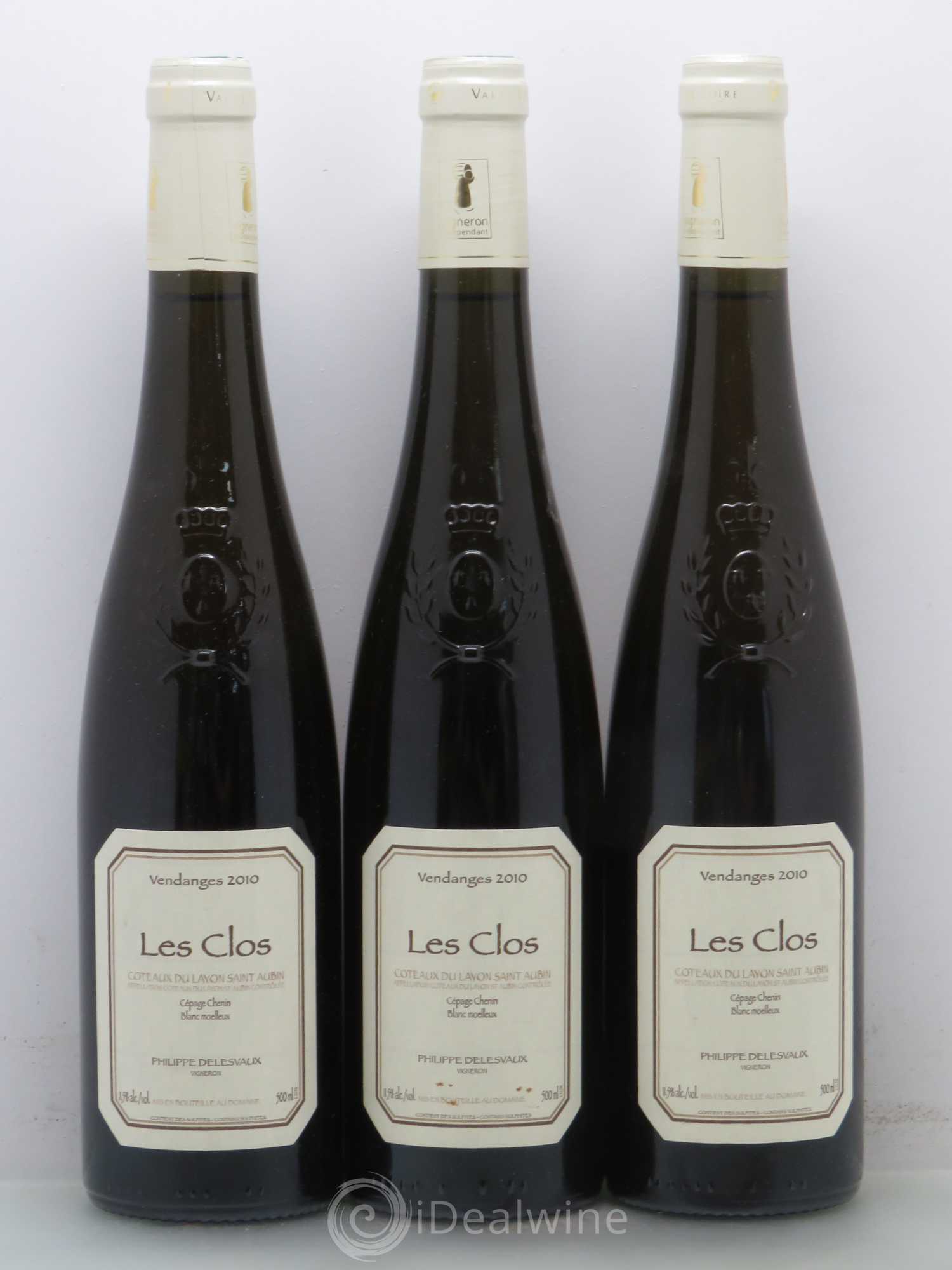 Coteaux du Layon 2010 - Posten von 6 Demi-Flaschen - 1