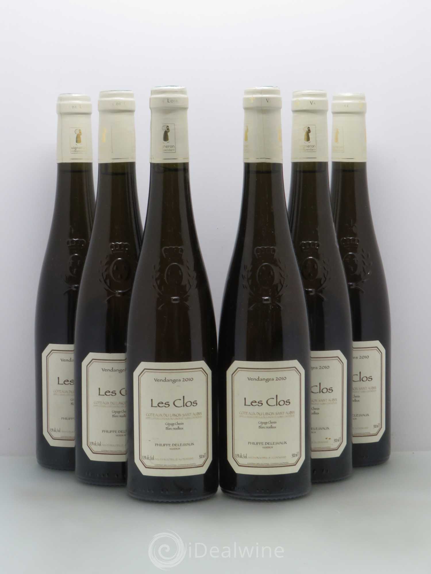 Coteaux du Layon 2010 - Posten von 6 Demi-Flaschen - 0
