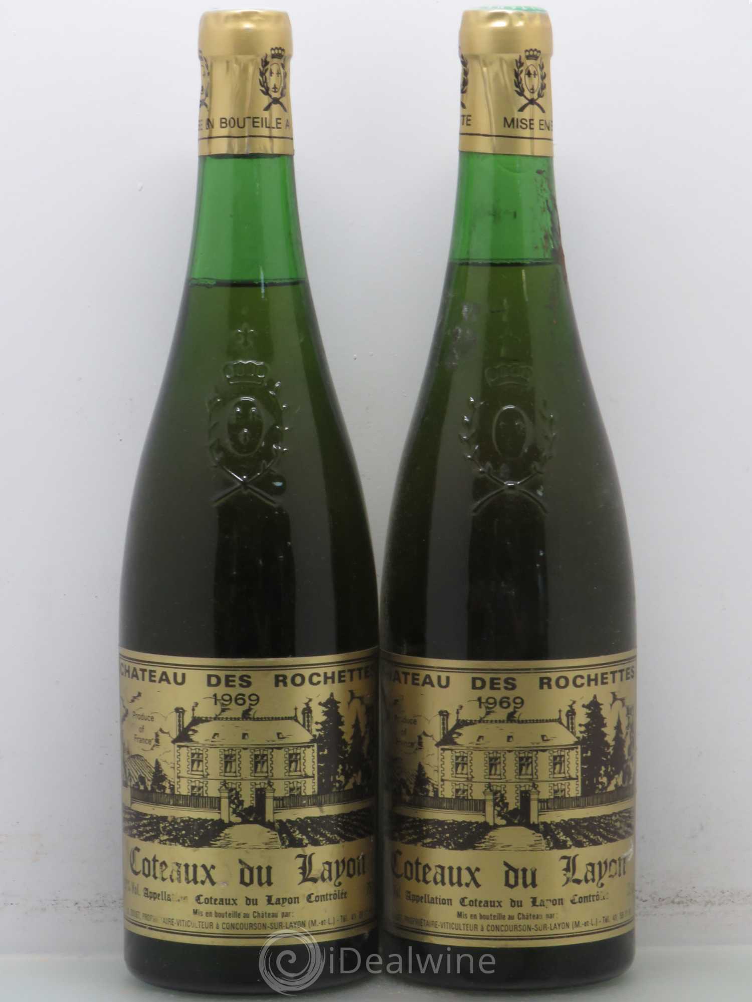Coteaux du Layon Rochettes 1969 - Lot de 2 bouteilles - 0