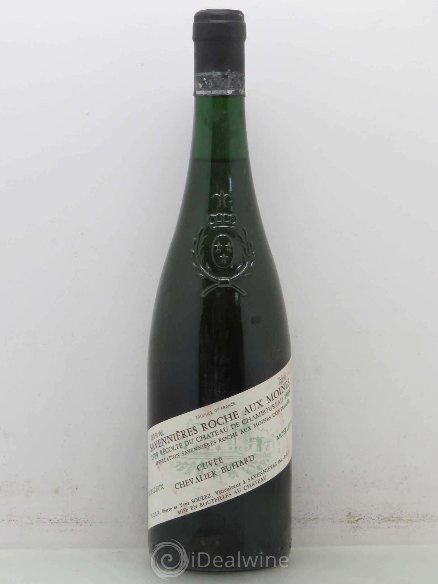 Savennières Roche Aux Moines Chamboureau Chevalier Buhard Moelleux 1989 - Posten von 1 Flasche - 0