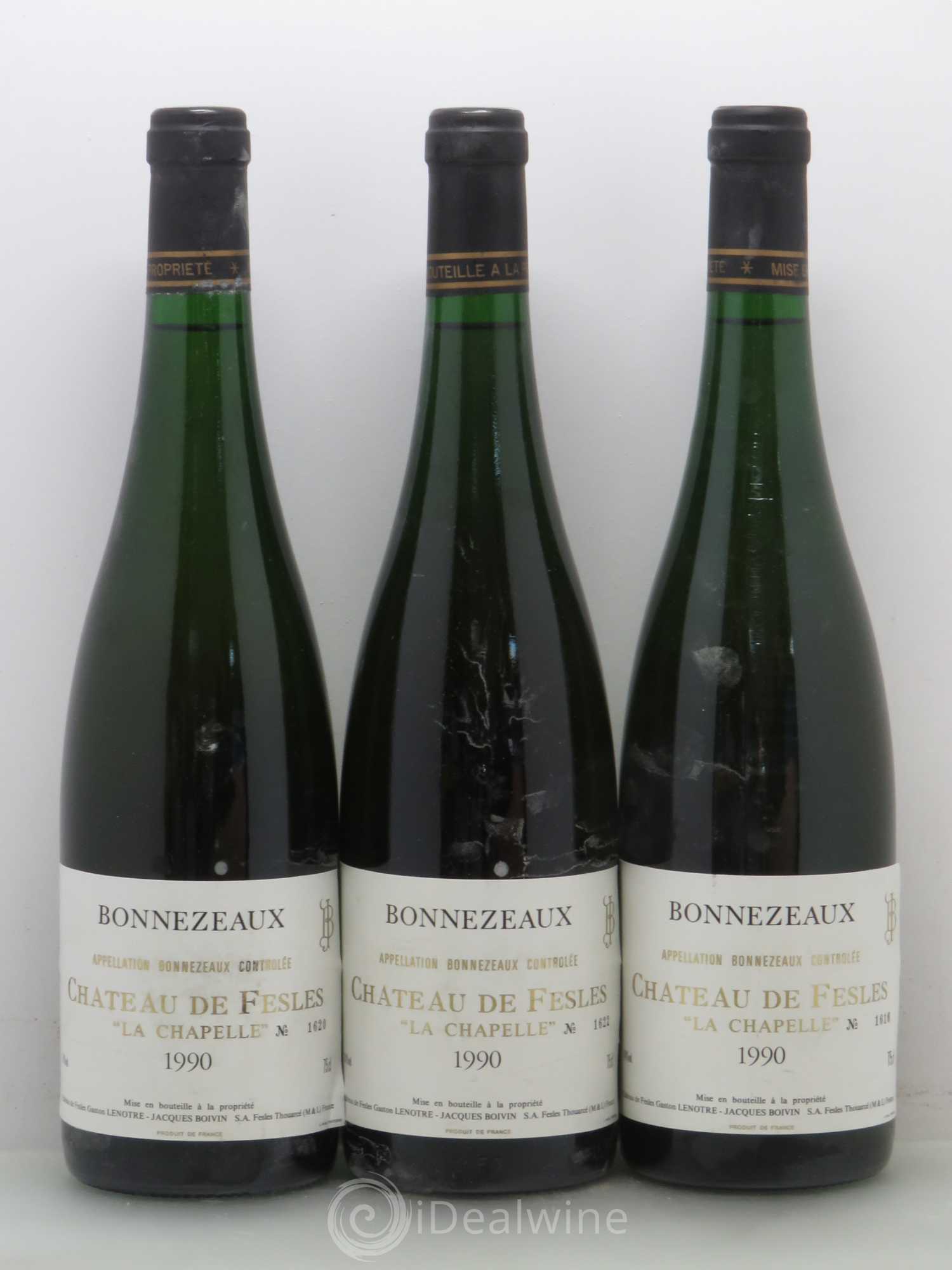 Bonnezeaux La Chapelle Château de Fesles 1990 - Lotto di 6 bottiglie - 2