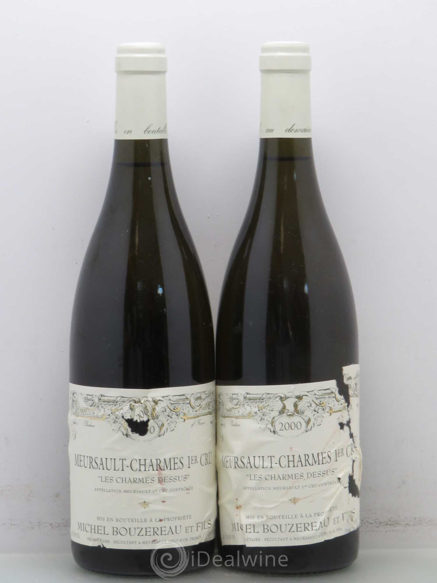 Meursault 1er Cru Charmes Les Charmes Dessus Michel Bouzereau et Fils (Domaine) Les charmes dessus 2000 - Posten von 2 Flaschen - 0