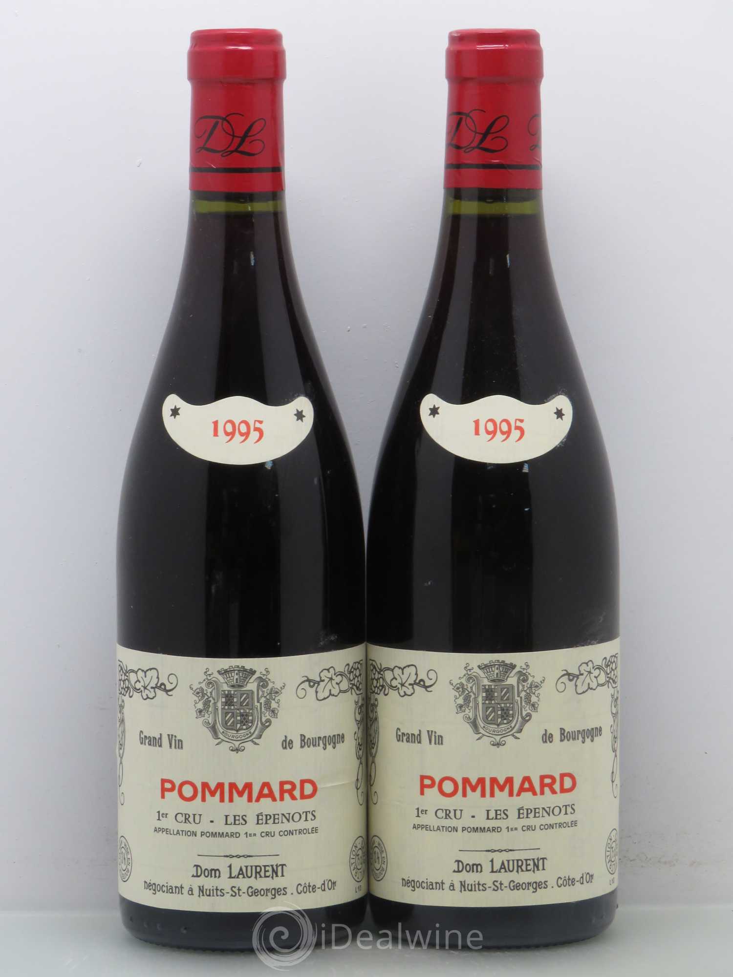 Pommard 1er Cru Les Epenots Dominique Laurent 1995 - Lot de 2 bouteilles - 0