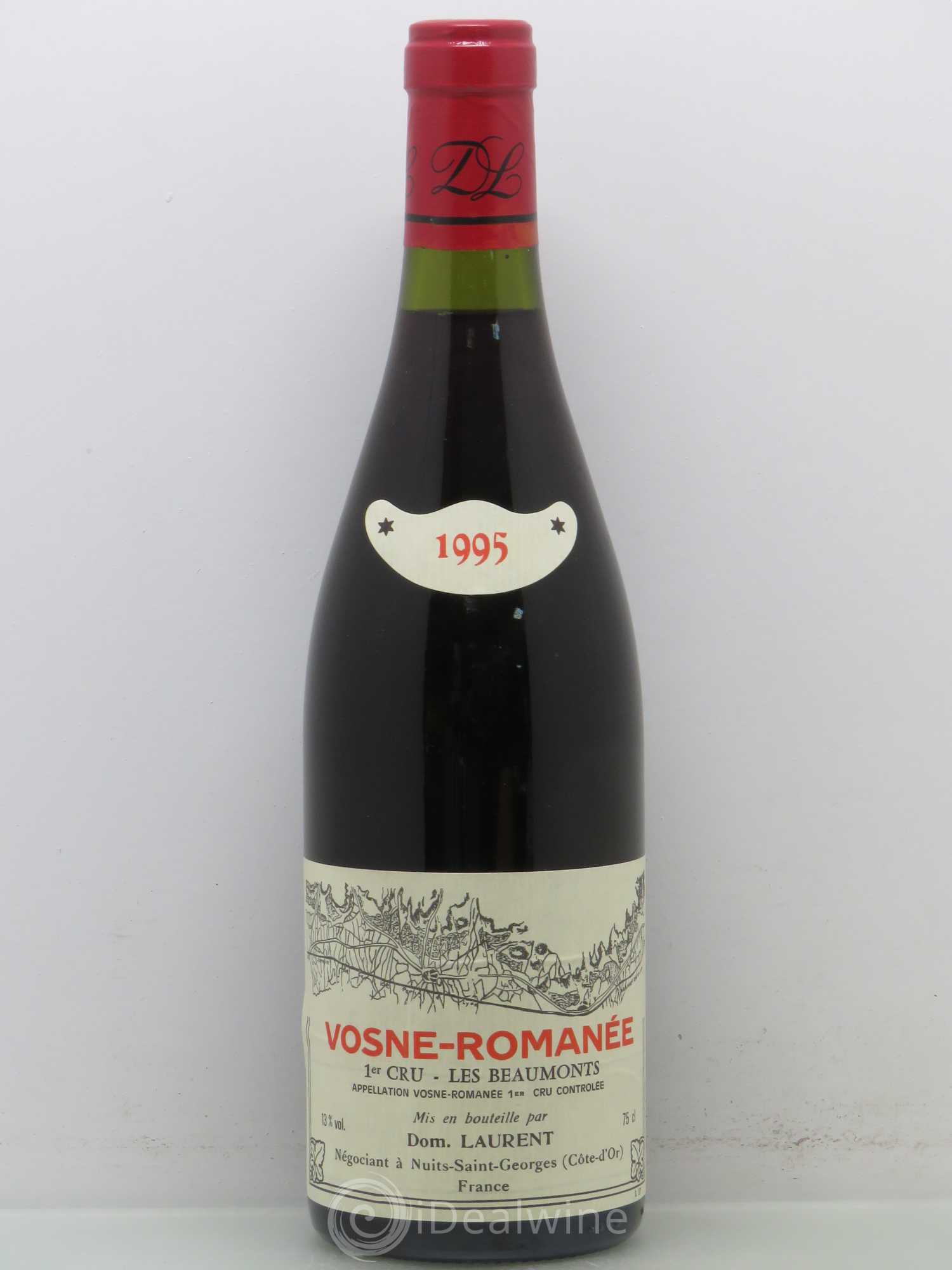 Vosne-Romanée 1er Cru Les Beaumonts Dominique Laurent 1995 - Posten von 1 Flasche - 0