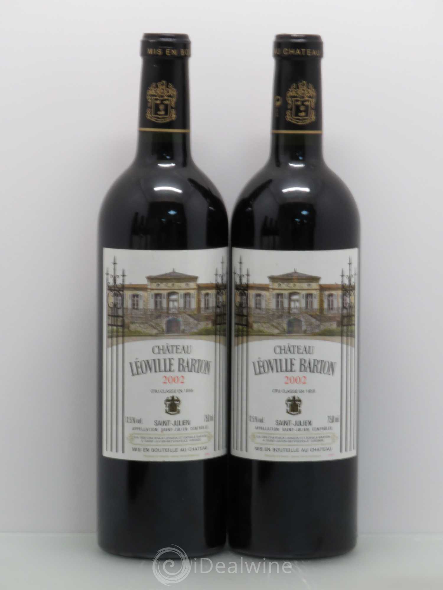 Château Léoville Barton 2ème Grand Cru Classé 2002 - Lot de 5 bouteilles - 2