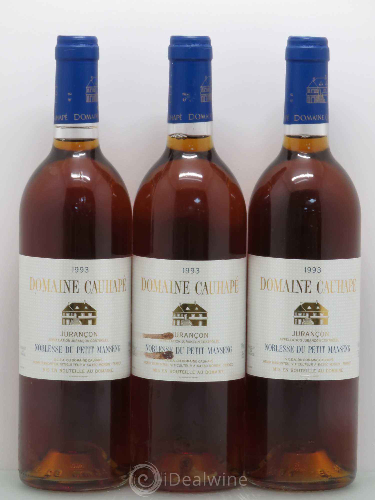 Jurançon Noblesse du Petit Manseng Domaine Cauhapé 1993 - Posten von 3 Flaschen - 0