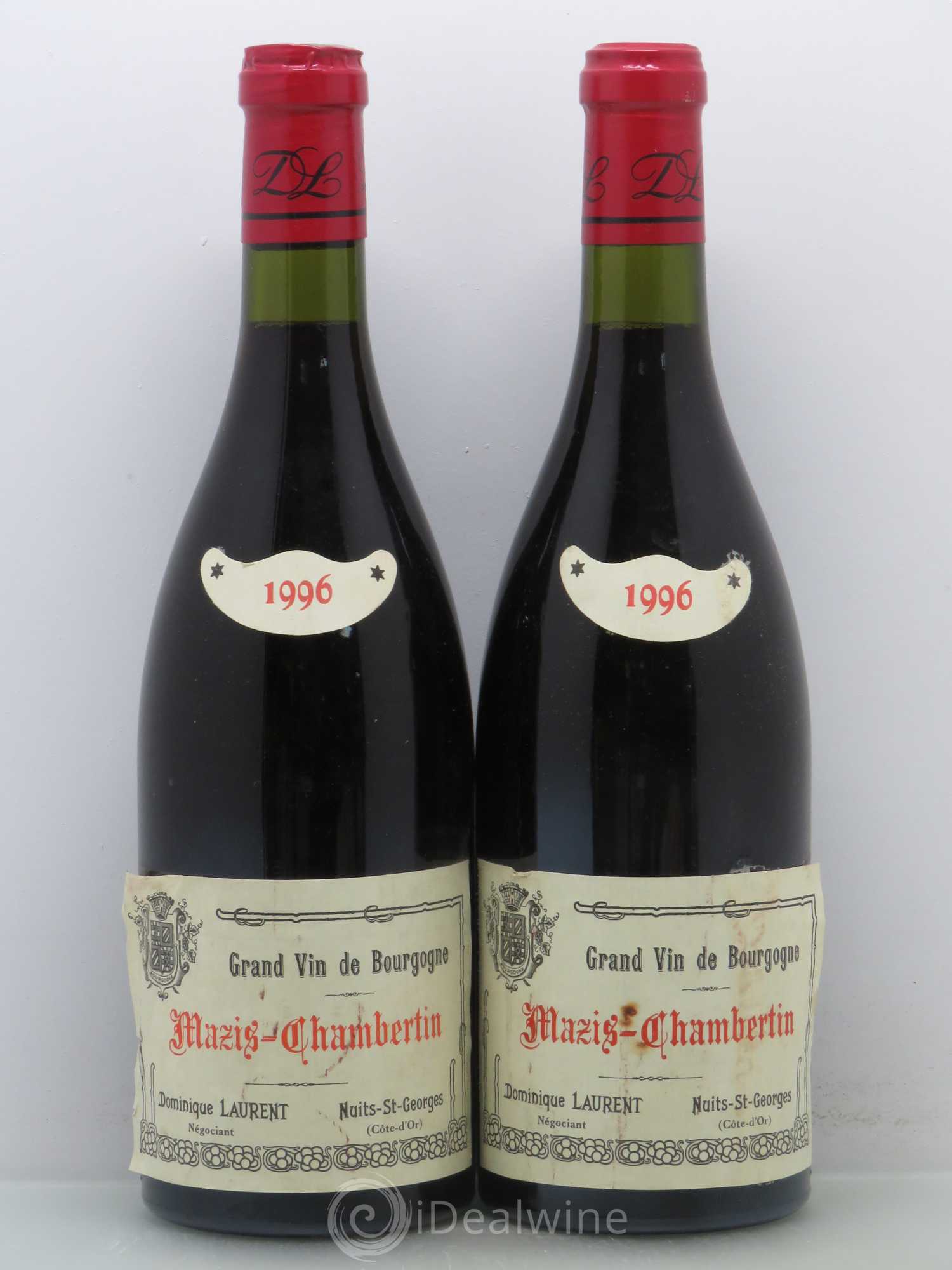Mazis-Chambertin Grand Cru Dominique Laurent 1996 - Lot de 2 bouteilles - 0