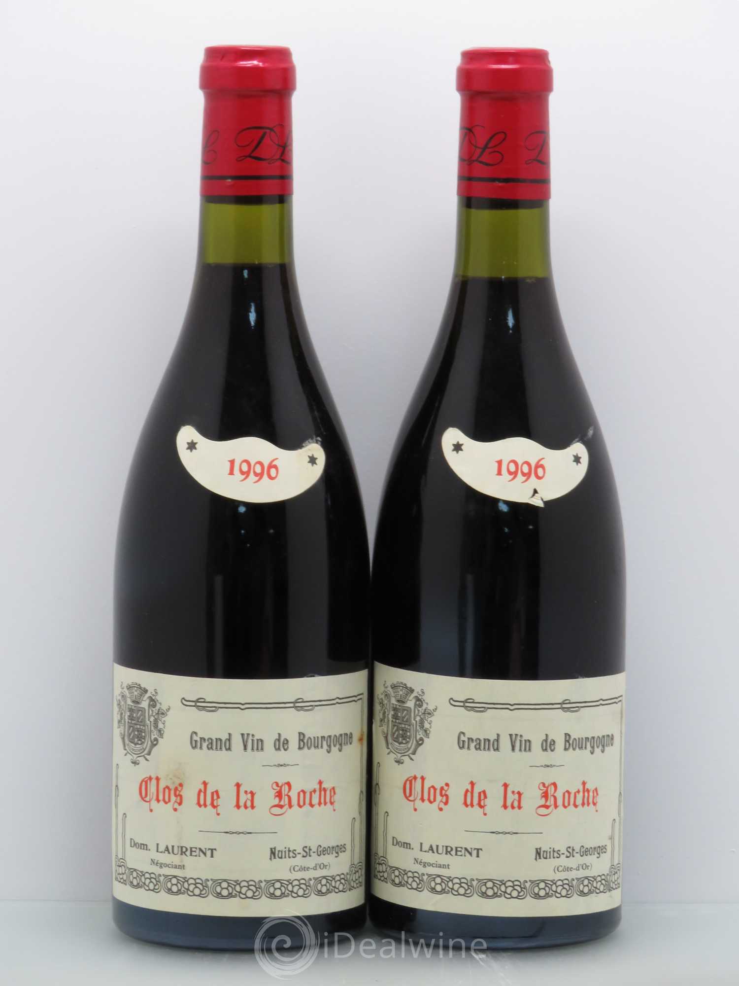Clos de la Roche Grand Cru Domaine Laurent 1996 - Posten von 2 Flaschen - 0