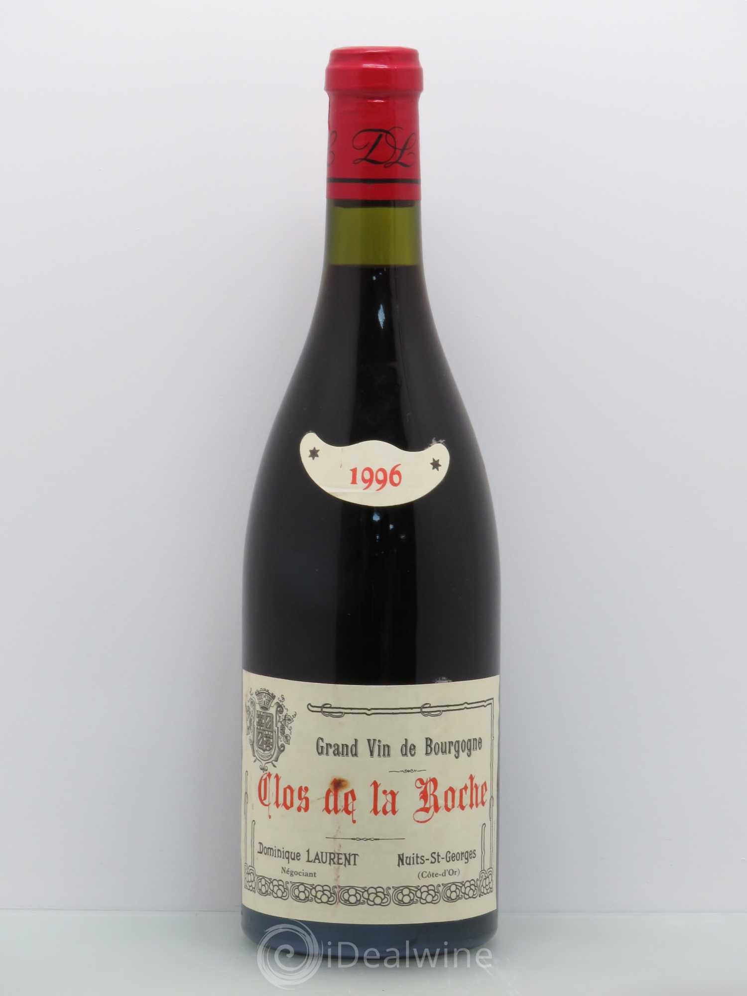 Clos de la Roche Grand Cru Domaine Laurent 1996 - Posten von 1 Flasche - 0