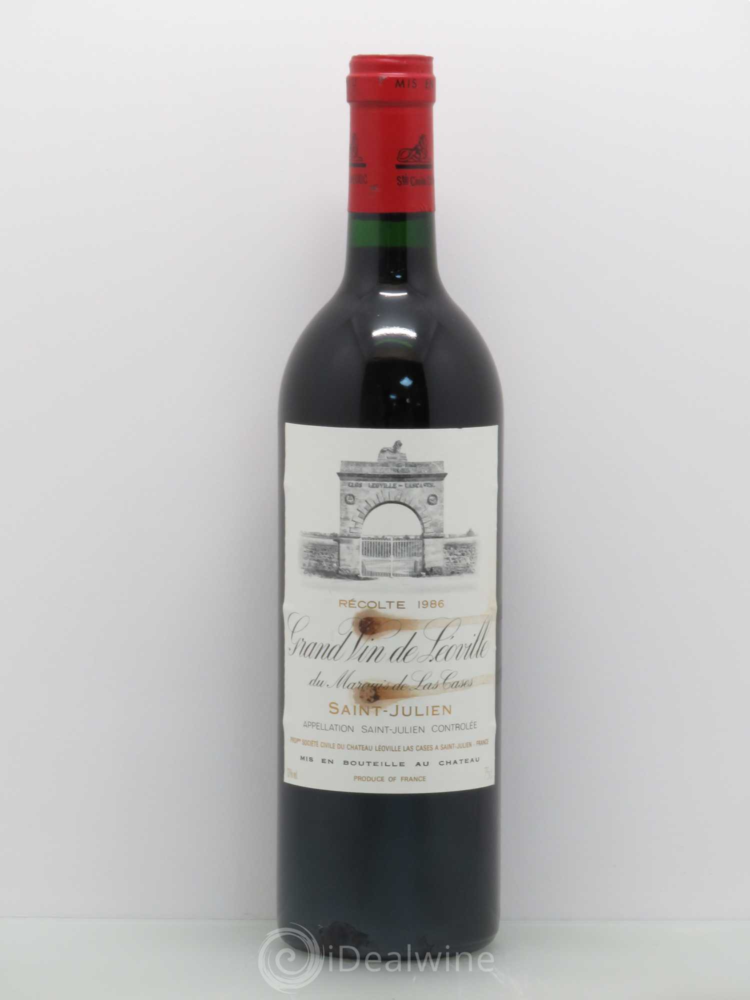 Château Léoville Las Cases 2ème Grand Cru Classé 1986 - Posten von 1 Flasche - 0