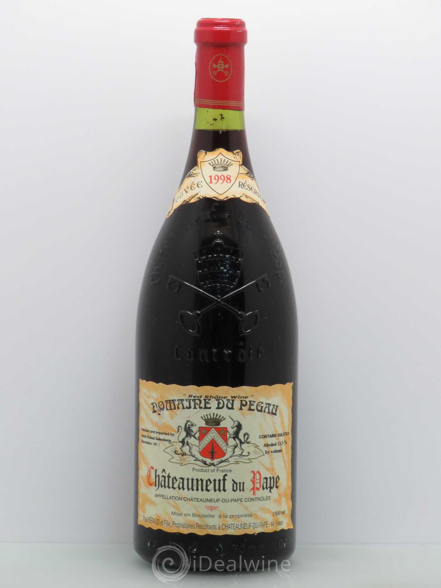 Châteauneuf-du-Pape Domaine du Pégau Cuvée Réservée Paul et Laurence Féraud 1998 - Lot de 1 magnum - 0