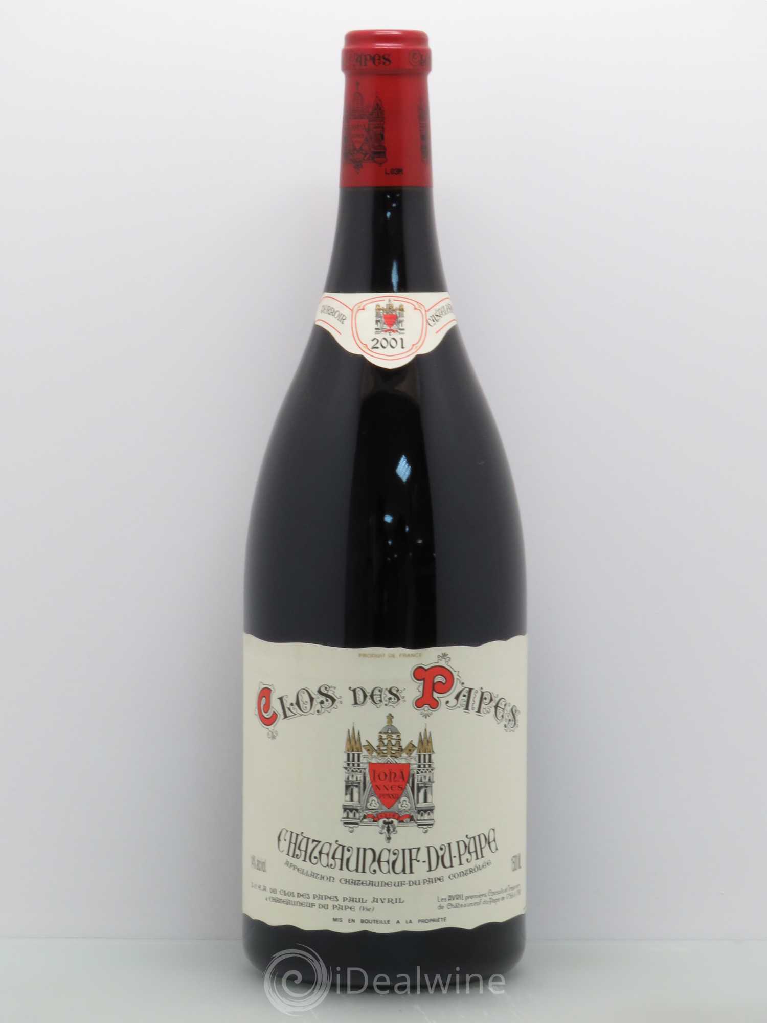 Châteauneuf-du-Pape Clos des Papes - Paul Avril 2001 - Lot de 1 magnum - 0