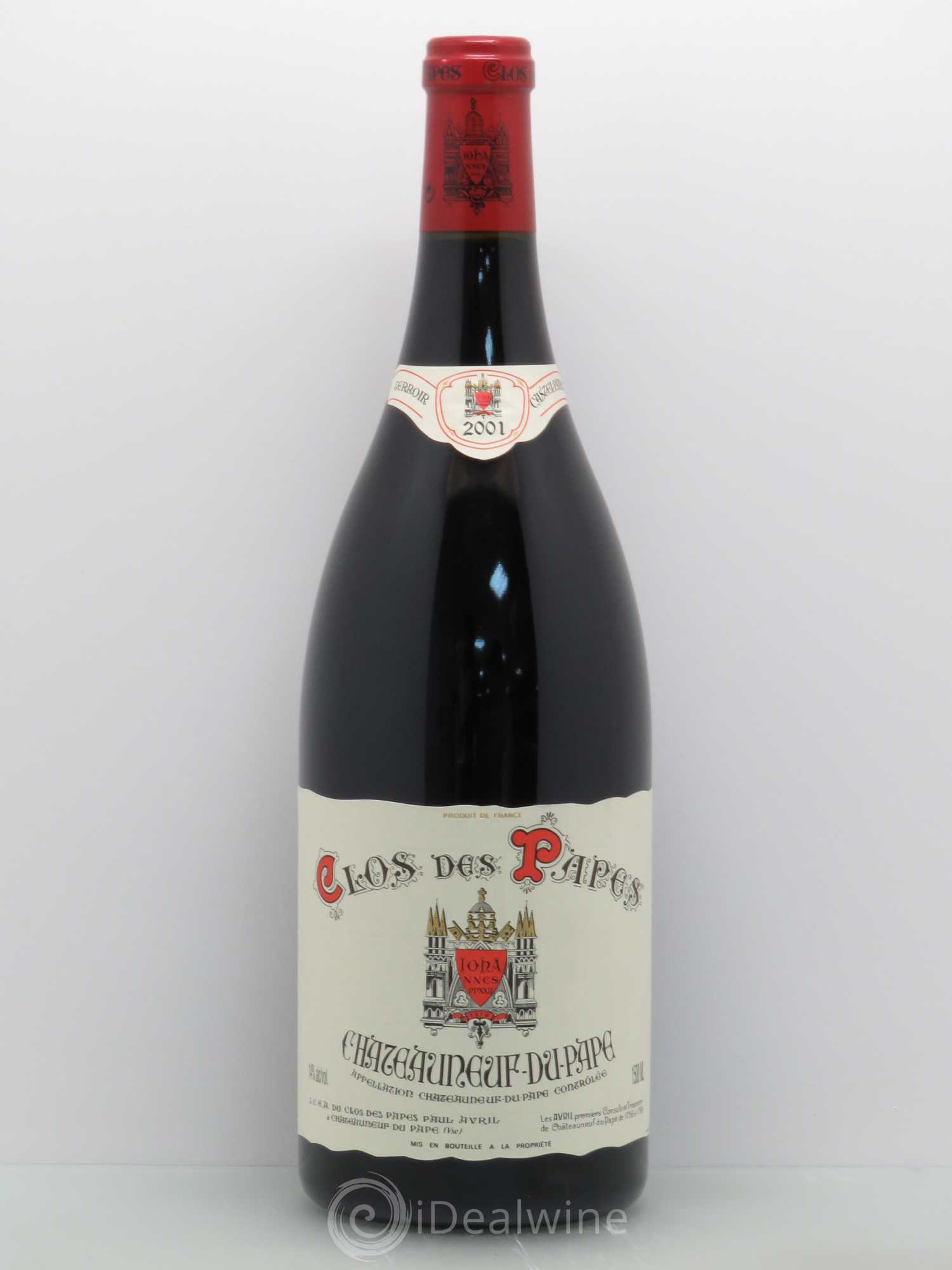 Châteauneuf-du-Pape Clos des Papes - Paul Avril 2001 - Lot de 1 magnum - 0