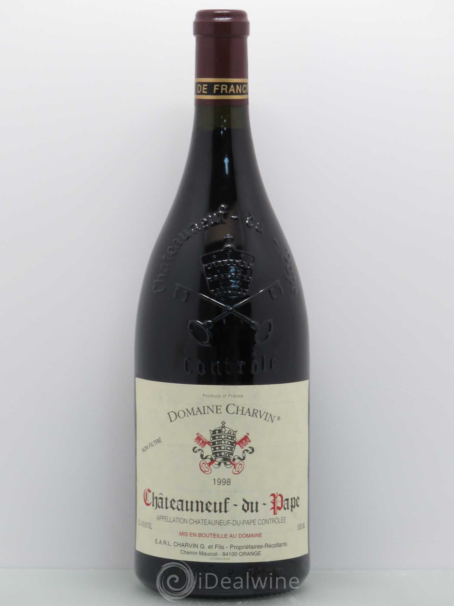 Châteauneuf-du-Pape Charvin (Domaine) 1998 - Lot de 1 magnum - 0